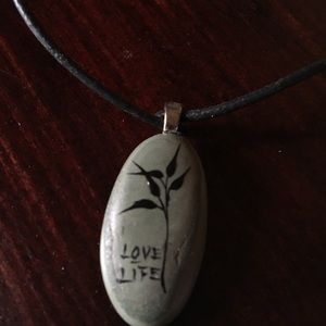 Hand made yoga pendant.